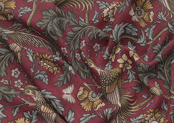 Oakmere, Carmine - Made to Measure Curtains - Image 4